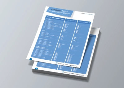Checkliste - Bin ich potentieller Stifter?